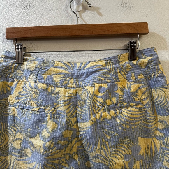 Free People Island Tropical Drawstring Shorts in Mango Combo Size 6 - Picture 7 of 10